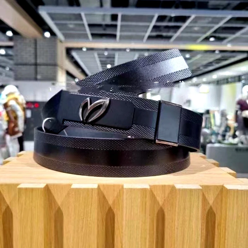 2023 Men's/Women's Belt Golf Belt Korean Brand Leather High-Grade Outdoor Sports Fashion Casual Belt 115cm