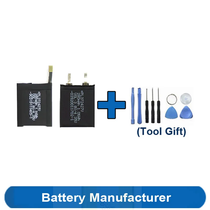 

Tools Gift+ 280mAh PL372427V Battery For Huami Amazfit PACE A1602 A1612 Sports Smart Watch Repair Accumulator Batterie AKKU