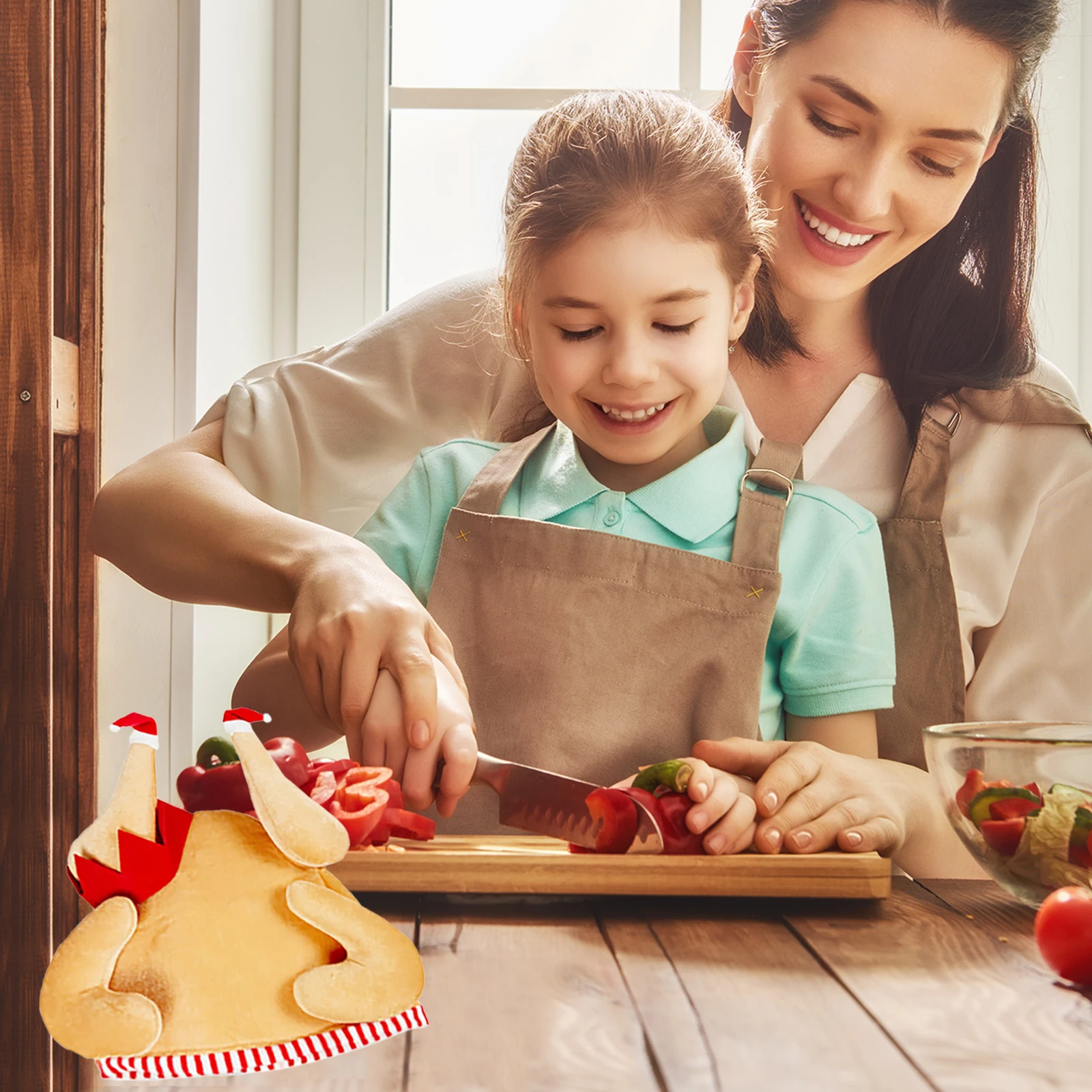 2025 шапки из индейки на День Благодарения для взрослых контрастные цвета новинка