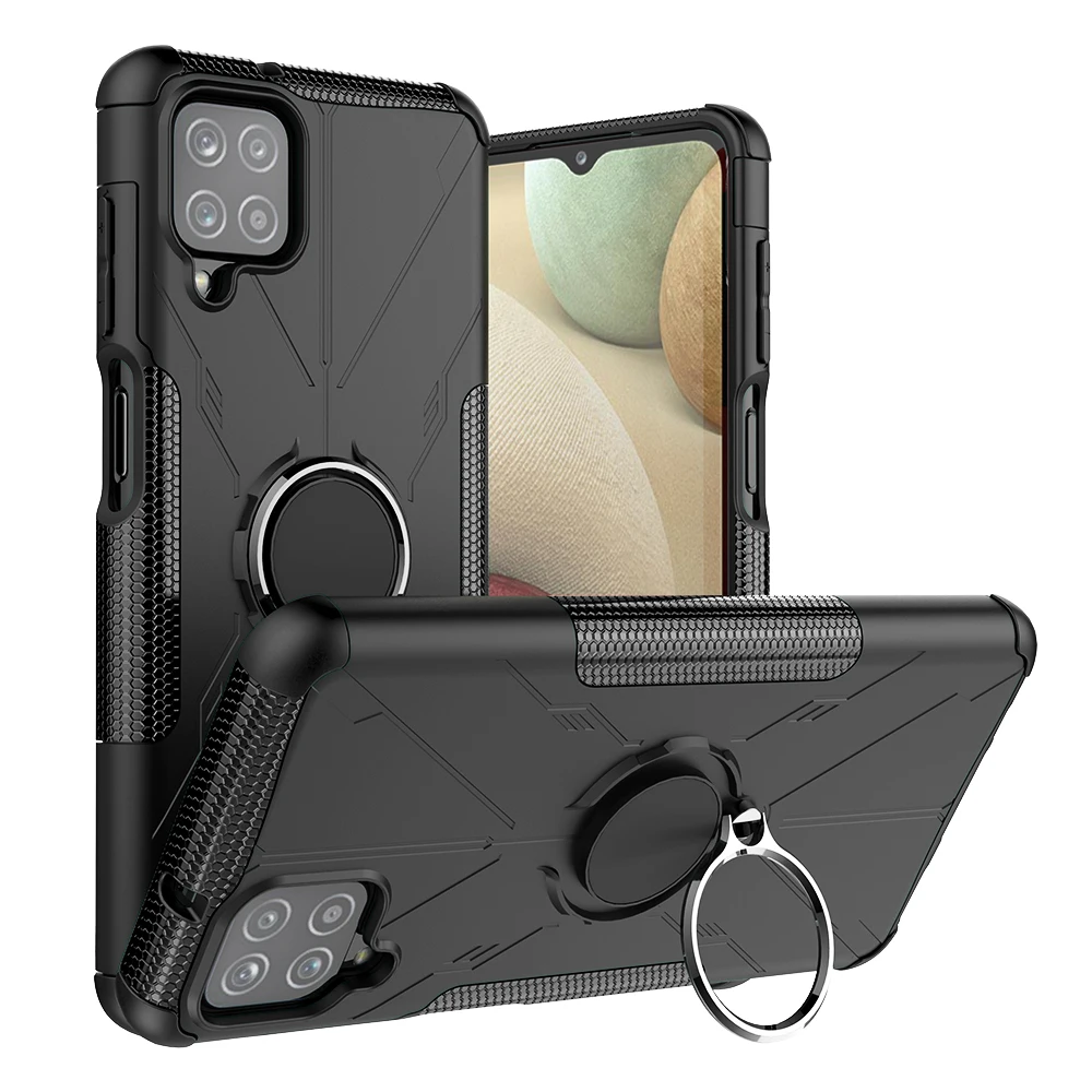 

Armor PC Cover For Samsung Galaxy A12 Case For Samsung Galaxy A12 Cover Shockproof TPU Protective Phone Bumper For Galaxy A12