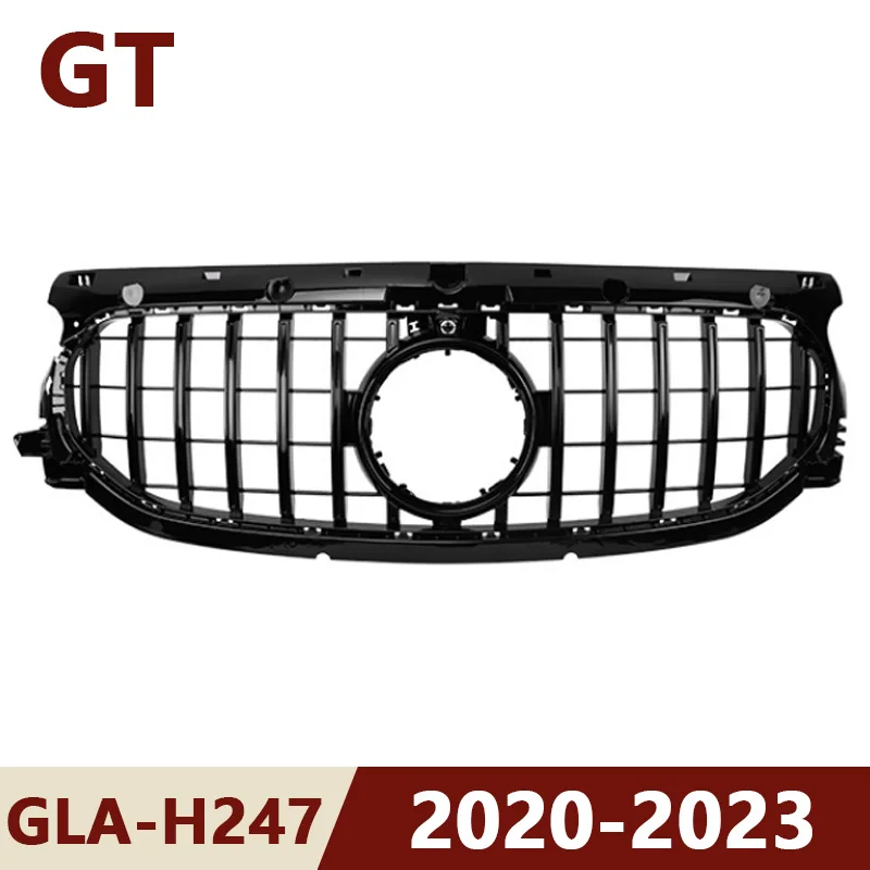

Для H247 2020-2023 GLA-Class Mercedes Benz GLA180 GLA200 GLA250 GLA45 AMG GT Стиль Верхний бампер Капот Сетка Передняя решетка Решетка