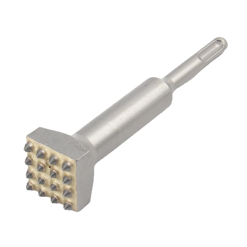 

16 Teeth Alloy Point Groove Gouge Flat Round Electric Flower Hammer Drill Bit Stone Slab/Bridge/Wall/Cement Pavement Chisel
