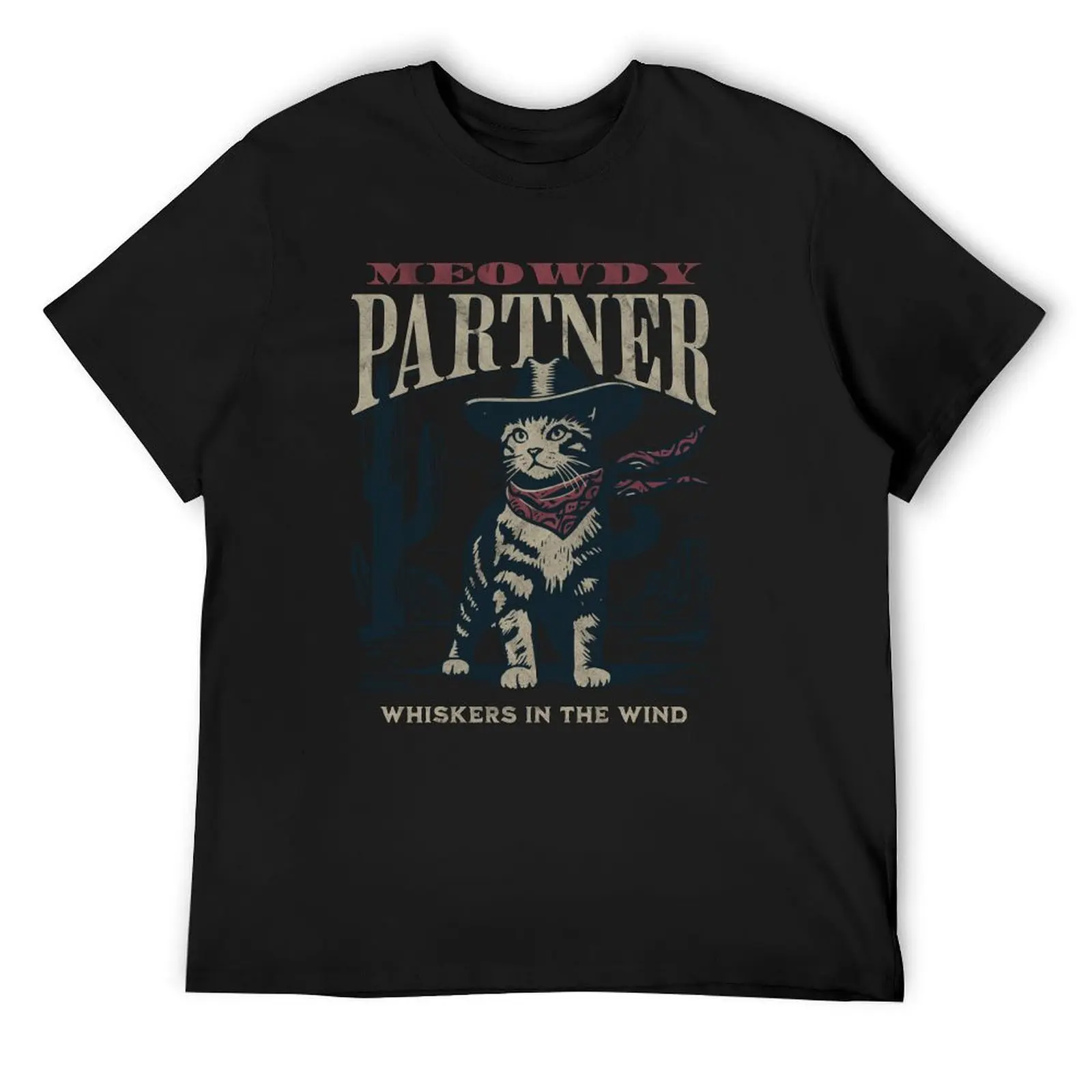 Футболка Meowdy Partner Whiskers in the Wind тяжелая футболка с изображением животных принцессы