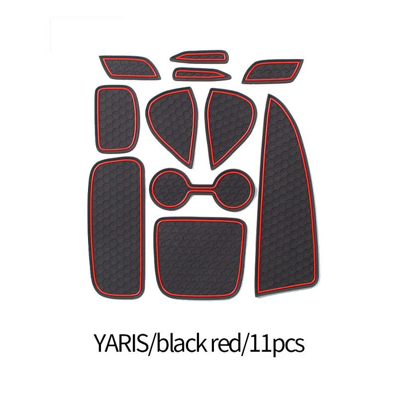 

Прокладка дверного слота с правым рулем для Toyota YARIS CROSS 2020, противоскользящая, грязеотталкивающая, износостойкая, устойчивая к царапинам автомобильные аксессуары