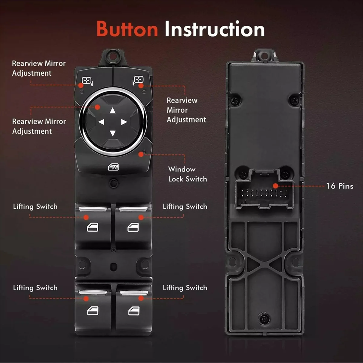 Автомобильный Электрический переключатель управления окном GB5Z14529BA для Ford Explorer