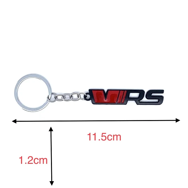 Автомобильный брелок металлический для ключей кольцо-эмблема держатель Skoda VRS