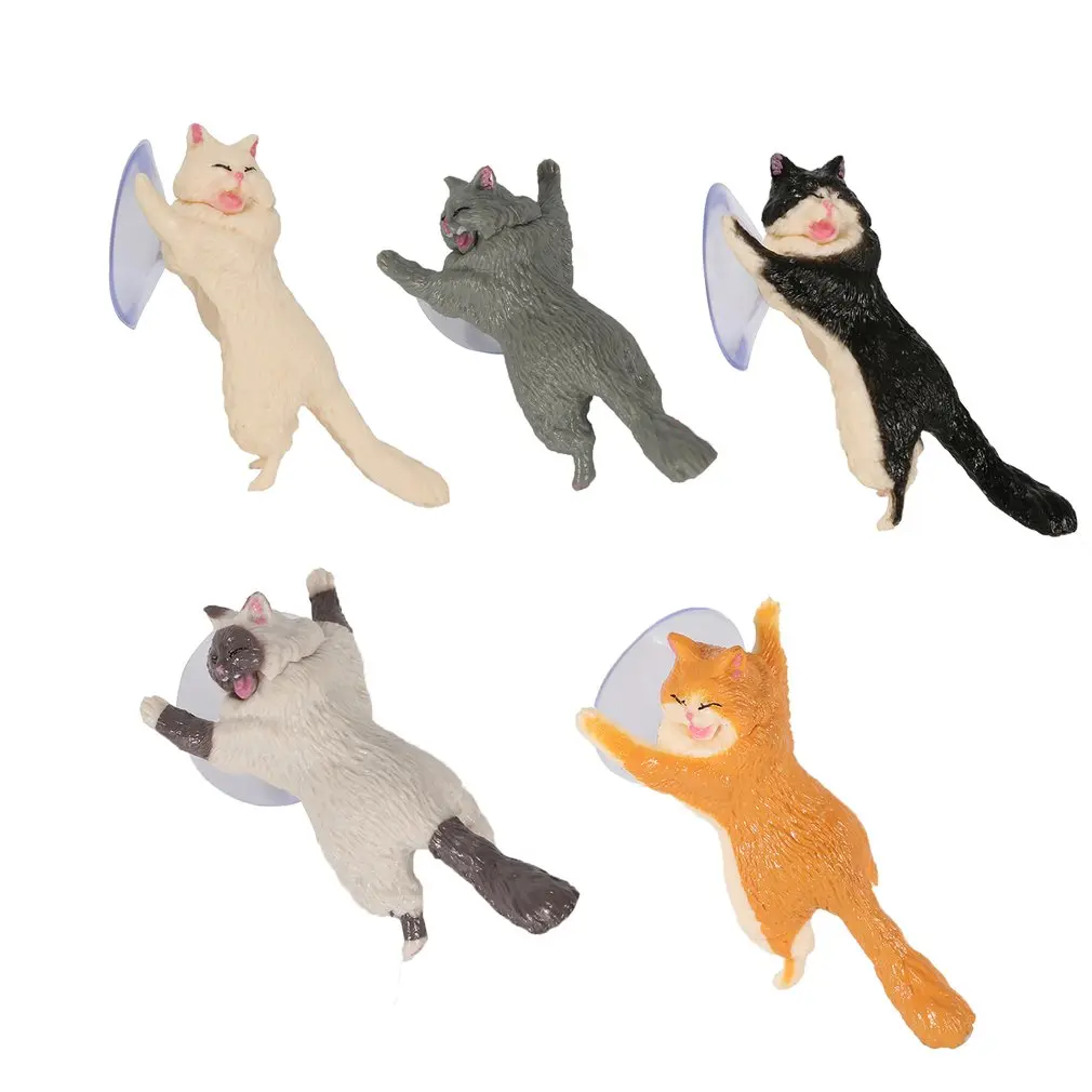 

Phone Holder Cute Cat Tablets Desk Sucker Support Resin Mobile Phone Stand Holder Sucker Design Animal Holder for Smartphone