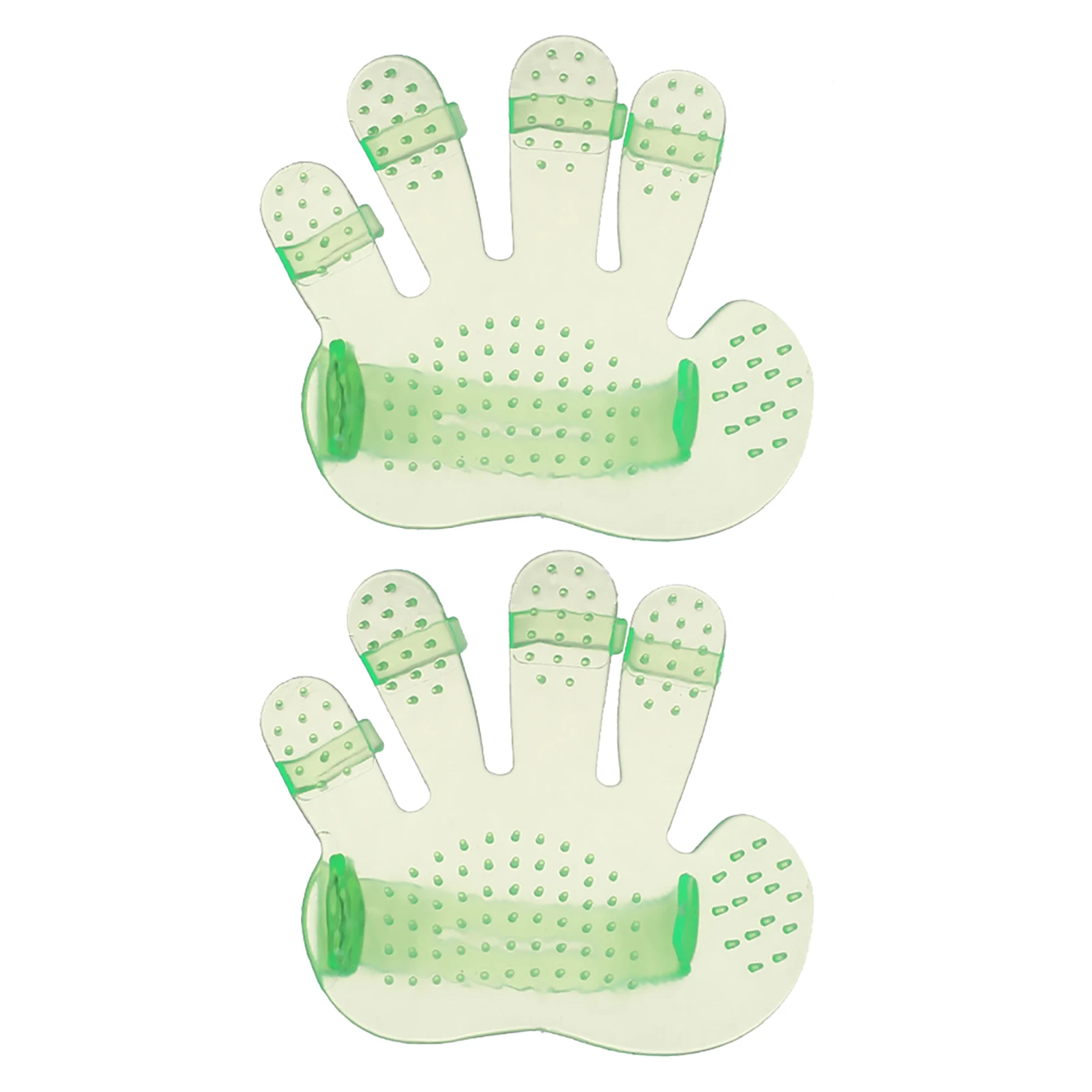

2pcs Portable Home Pet Grooming Glove Cleaning Brush Adjustable Massage Practical Hair Removal Tool Dog Cat Washing Elastic