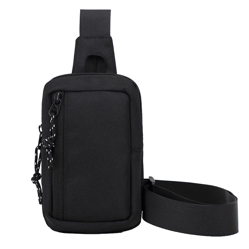 Men's Crossbody Bag, Japanese Street Style Trendy Sports Mini Chest Bag With Ins Elements. Simple Design Shoulder Sling Bag
