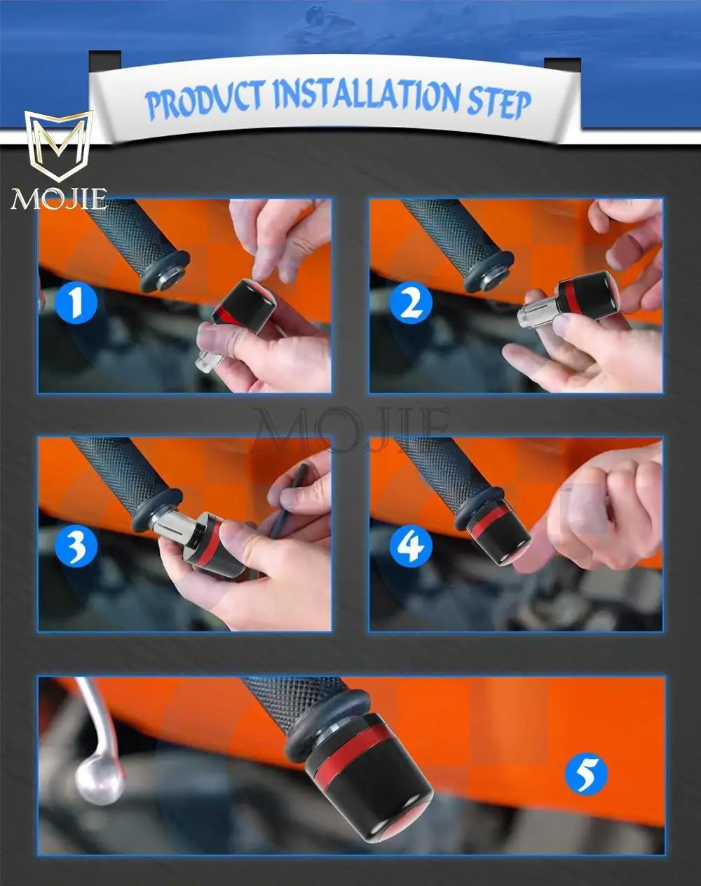 Универсальные мотоциклетные наконечники руля для Honda VFR400 VFR 400 1989 1990 1991 1992 1993 + 1994