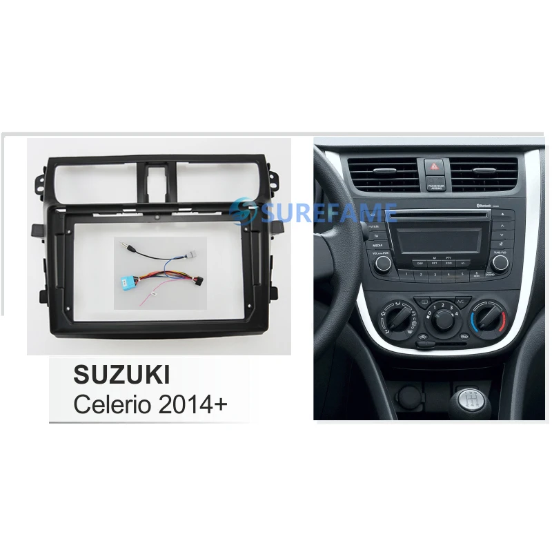 9-дюймовая Автомобильная радиопанель Fascia Для SUZUKI Celerio 2014 + Приборная панель Culture 2017