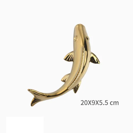 3D керамическая настенная фреска с рыбой