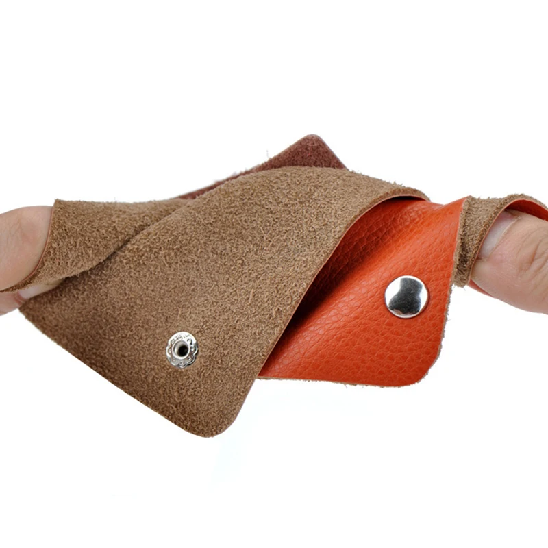 Unisex Key Pouch Bag Collector Housekeeper Waist Hanging Door Keychain Case Pocket Women Organizer Leather Car Key Holder Wallet