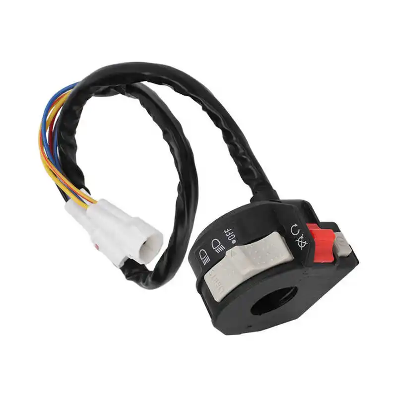 

1S3‑83973‑11‑00 High Sensitivity Headlight HI LO Off Handlebar Switch Left Handlebar Control Switch Waterproof 2 Plugs for