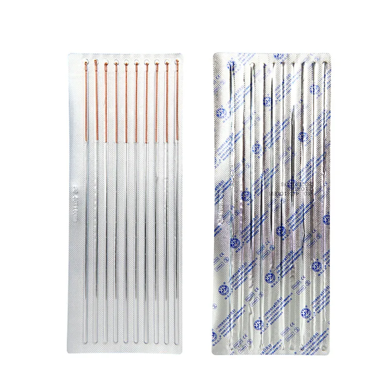 Игла для иглоукалывания с медной ручкой игла отдельная упаковка 100 шт./кор.