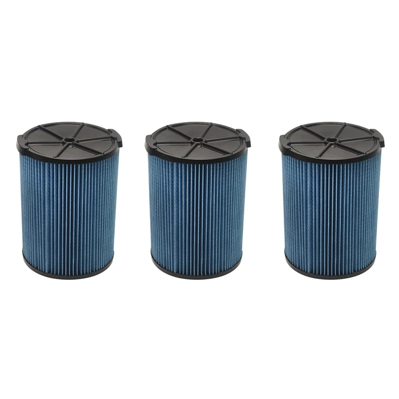 

3X Filter For Ridgid VF5000 Vacuum Cleaner 3-Layer Pleated Paper Wet/Dry Vacuum Filter Vacuum Cleaner Parts