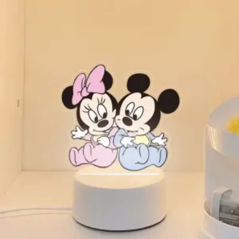 Студийный светильник Disney Snoopy ночник с мультяшным рисунком Микки и Минни