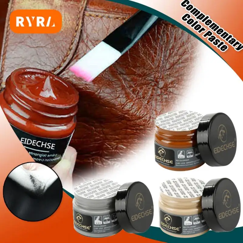 

50ml Leather Repair Complementary Color Paste Cream Style Leather Liquid Restoration Polishing Color Tool Home Improvement