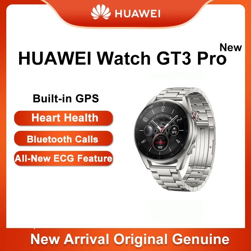 HUAWEI HUAWEI WATCH 3 Pro New Premium Titanium band 48mm dial sports smartwatch eSIM Independent talk