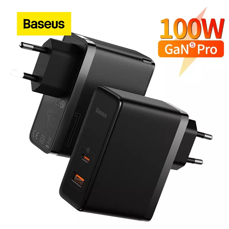 

Baseus 100W GaN5 Pro USB C Charger PD QC 4.03.0 Fast Charger Type C Quick Charging Phone Charger For iPhone 13 12 Xiaomi Macbook