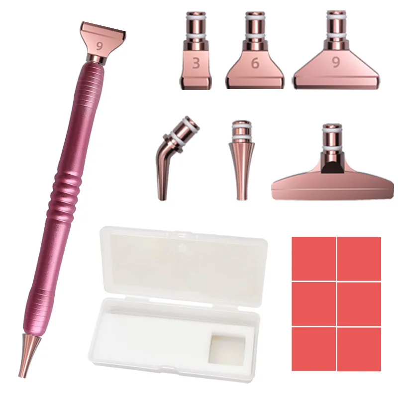 

Alloys Diamond Painting Pen Eco-friendly Alloy Replacement Pen Heads Multi Placers Point Drill Pens DIY Craft Nail Art Tool