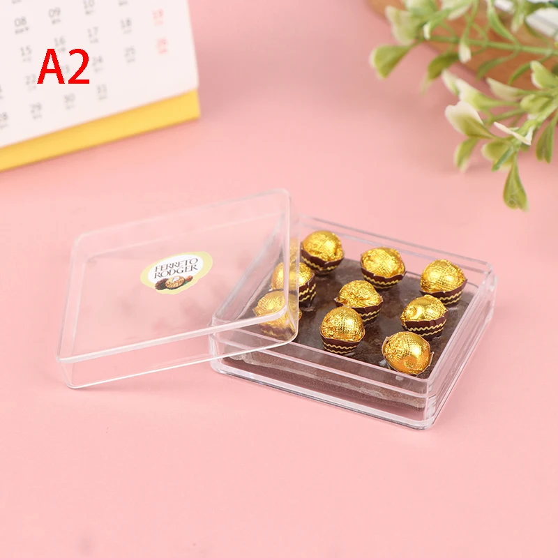 

1/12 Scale Dollhouse Miniature Cookies / Potato Chips / Gum Mini Chocolate Snacks Box Pretend Play Food For Kitchen Toy