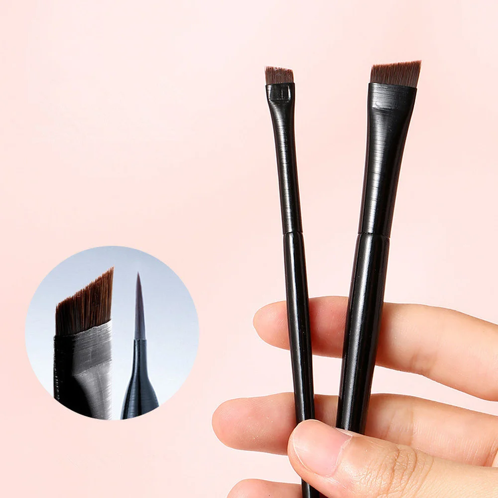 

Eyeliner Brush Eyebrown Brush Detail Cosmetic Brushes Ultra-thin and Ultra-fine Beveled Blade Fiber Brush Beauty Make Up Tools