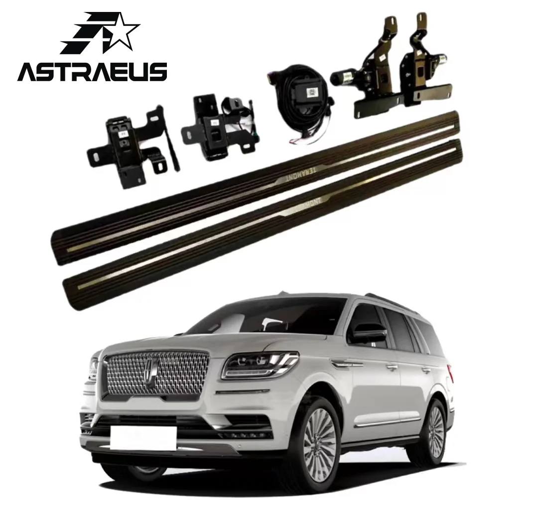 

Electric Deployable Side Step Automatic Running Board Powerstep Big Pedals For Lincoln Navigator Year 2016+