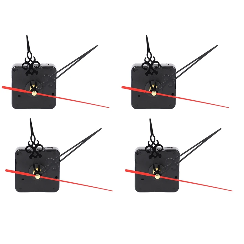 

4X Modern Quartz Wall Clock Mechanism Movement Repair Replacement Parts