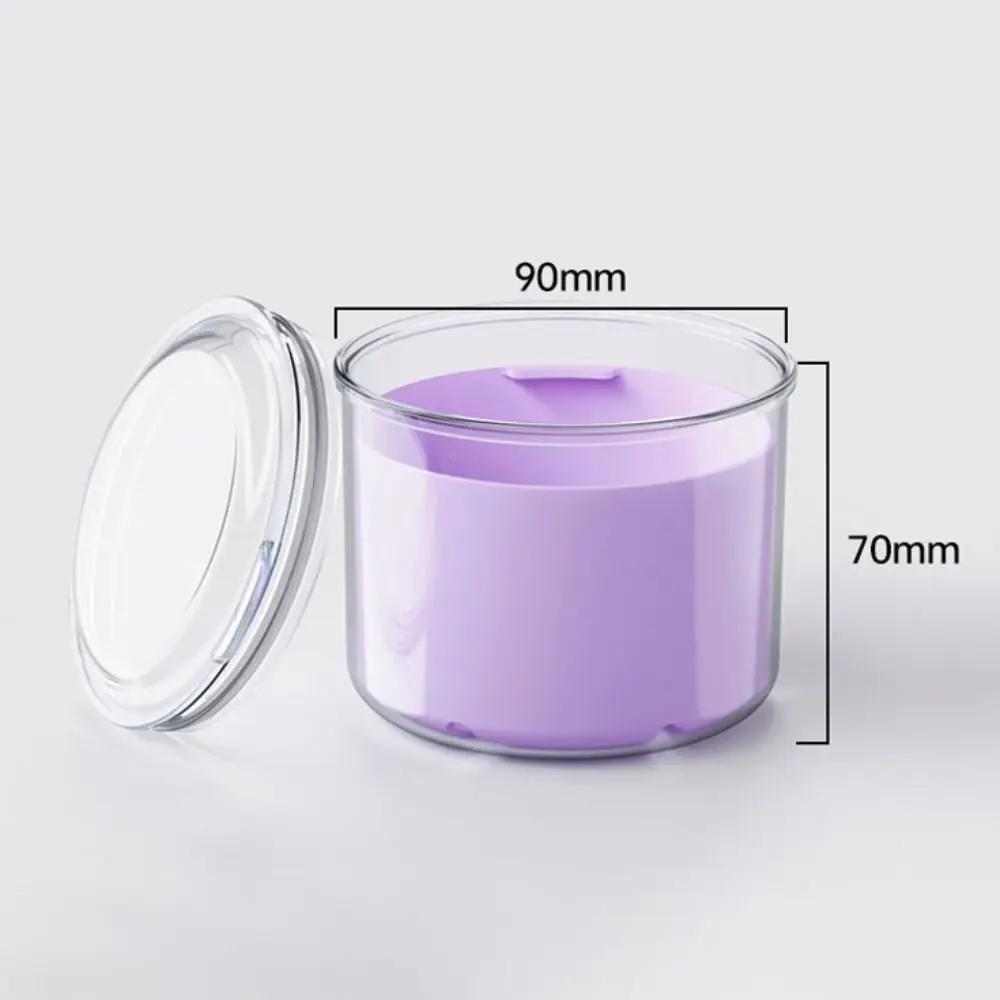 Пурпурная чашка для протезов с щеткой вместительный стакан новый материал