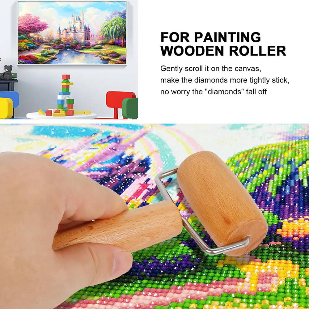 2 в 1 Деревянный инструмент для алмазной живописи