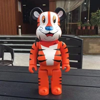 bearbrick decoration tiger tony year of the tiger violent bear doll building block bear abs toy 400