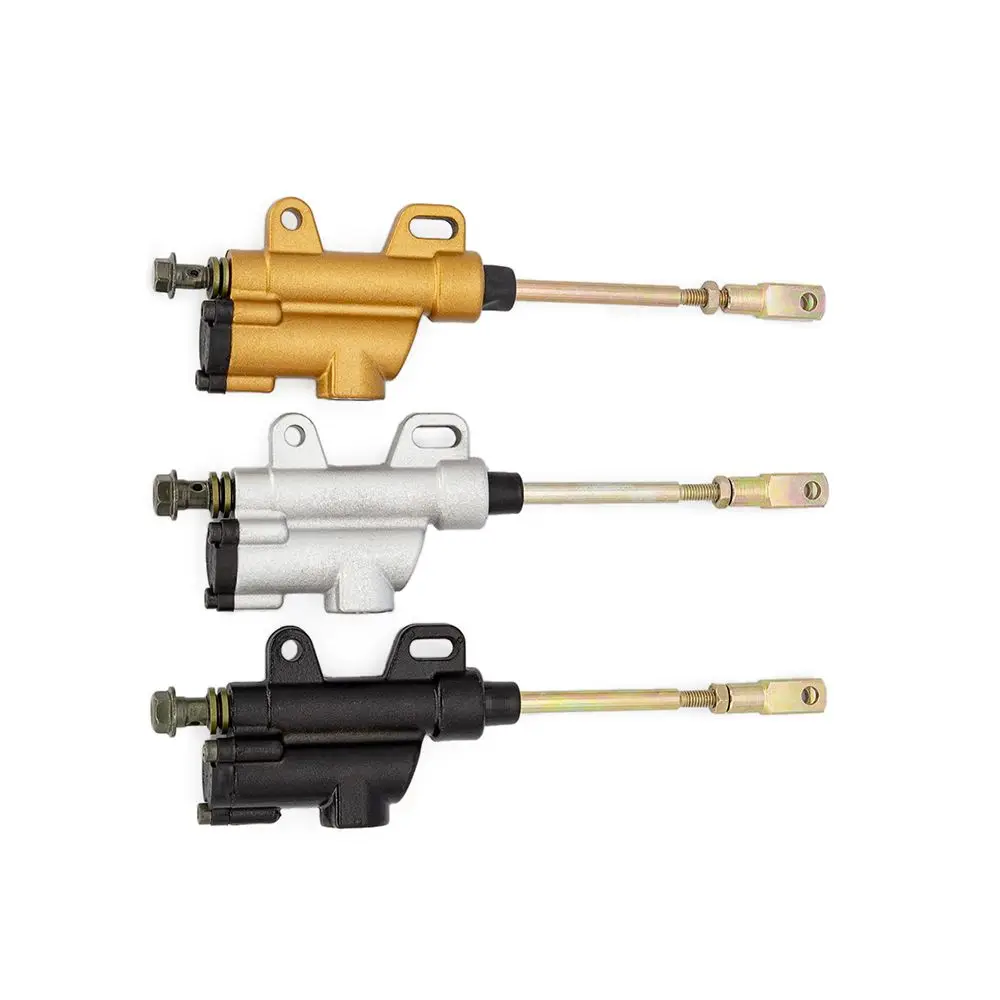 

8mm Banjo Bolt Silver Rear Hydraulic Brake Master Cylinder Fit PIT Dirt Bike ATV