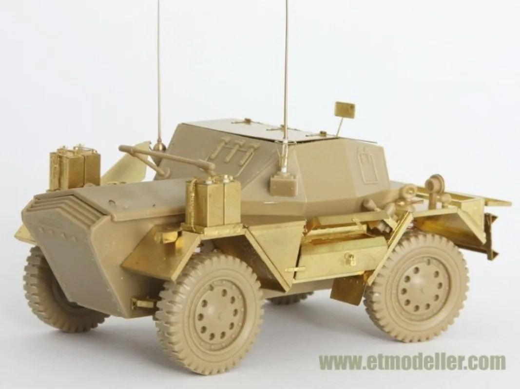 Фото 1/35 E.T.MODEL E35-001 Набор деталей для модели британского разведывательного автомобиля Dingo Mk.II времен Второй мировой войны, выполненный методом фототравления, для TAMIYA 35018 №1