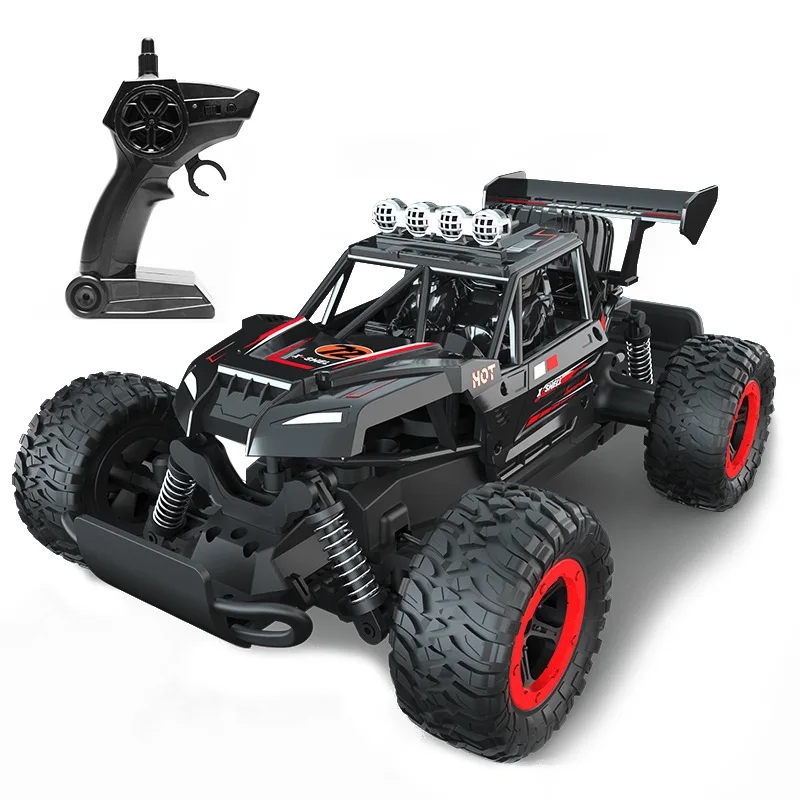 Jjrc Q102 2 4 ГГц 4wd Радиоуправляемый плоский гоночный грузовик со светом 1:14