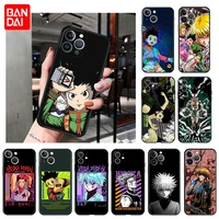 anime hunter x hunter silicone phone case for iphone 13 12 11 pro xs max xr se x 12 13 mini 8 7 6s plus luxury soft black cover