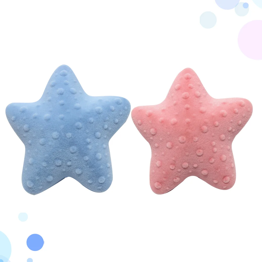 

Ring Box Holder Case Pentagram Star Wedding Engagement Jewelry Earring Gift Storage Storage box