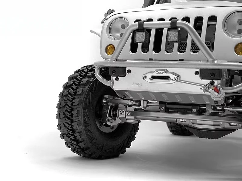 Металлический бампер и прожекторы для Capo jkmax Wrangler 1/8
