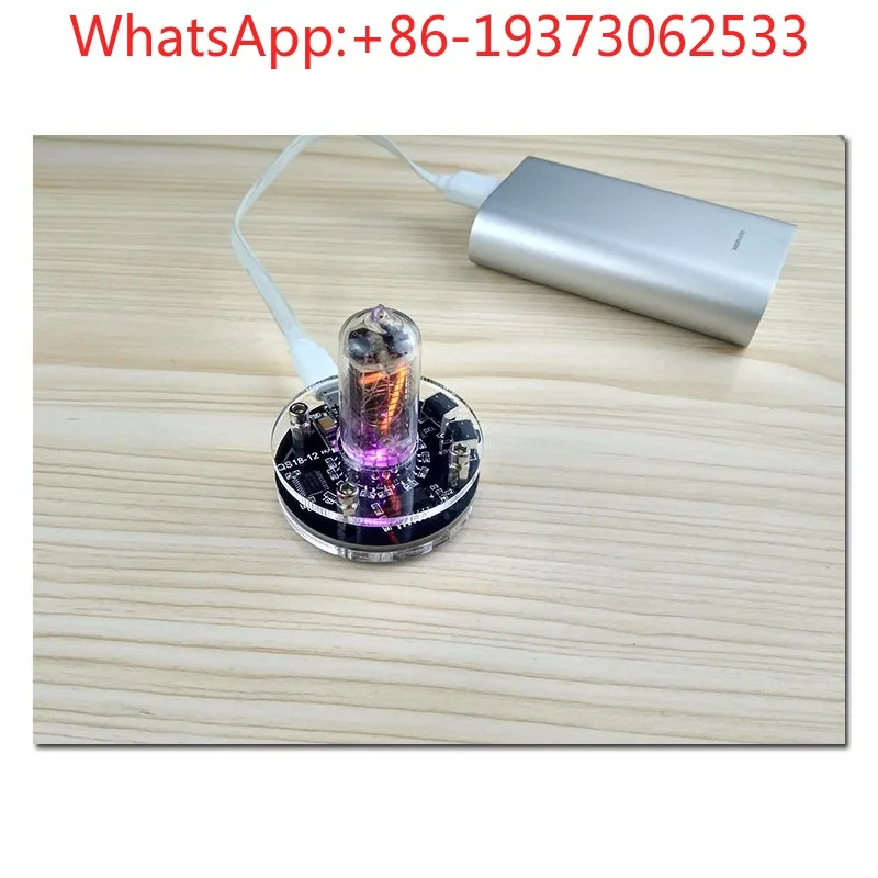 Фото Однотрубные Nixie-часы QS18-12 с эффектом свечения №2