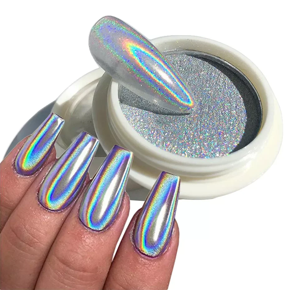 

NEW IN tırnak tozu krom lazer ayna Glitter tasarım tırnak sanat Pigment sürtünme toz gevreği süslemeleri fırça manikür TRLF01-07