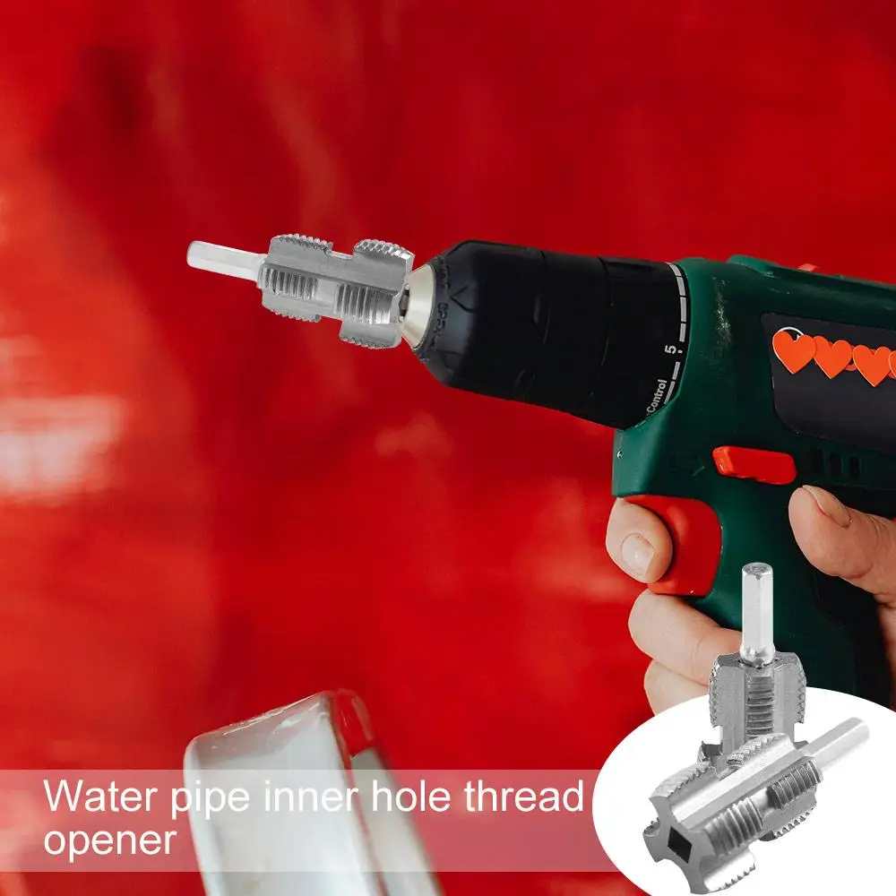 Двойные головки PPR Водопроводная труба Внутреннее отверстие Сверло Нарезание