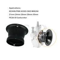 50mm velocity stack carburetor air filter horn cup for 28 30mm pwk koso oko pe vm mope carb modified universal motorcycle