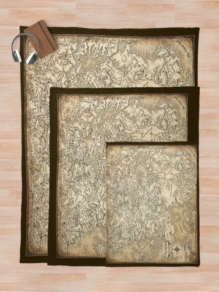 АННОТИРОВАННАЯ карта Faerun плед одеяло теплые зимние кровати тепловые одеяла