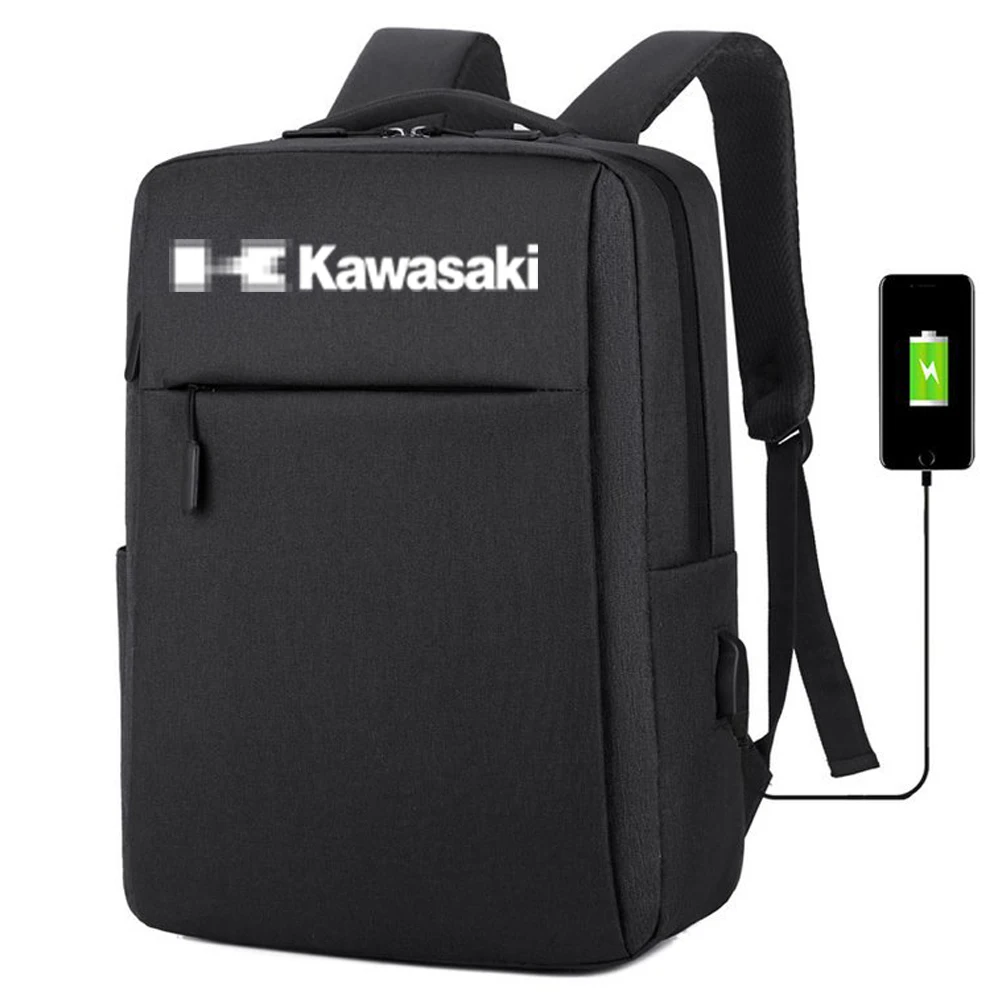 NEW FOR Kawasaki ninja Z900 Z 1000 RS KLR650 Waterproof backpack with USB charging bag Men's business travel backpack