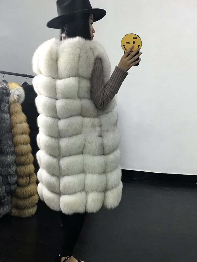 Faux Vest Fur Coat Jacket Artificial Women's Clothing Winter 2022 Fluffy Covered Button Shaggy Sleeveless Outwear
