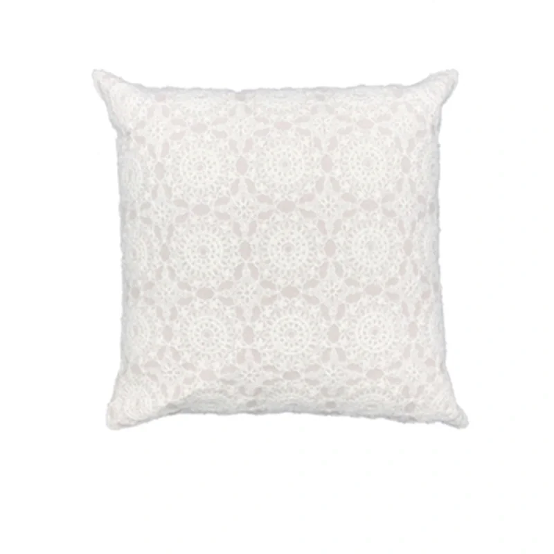

room decor Vintage embroidered French pillow