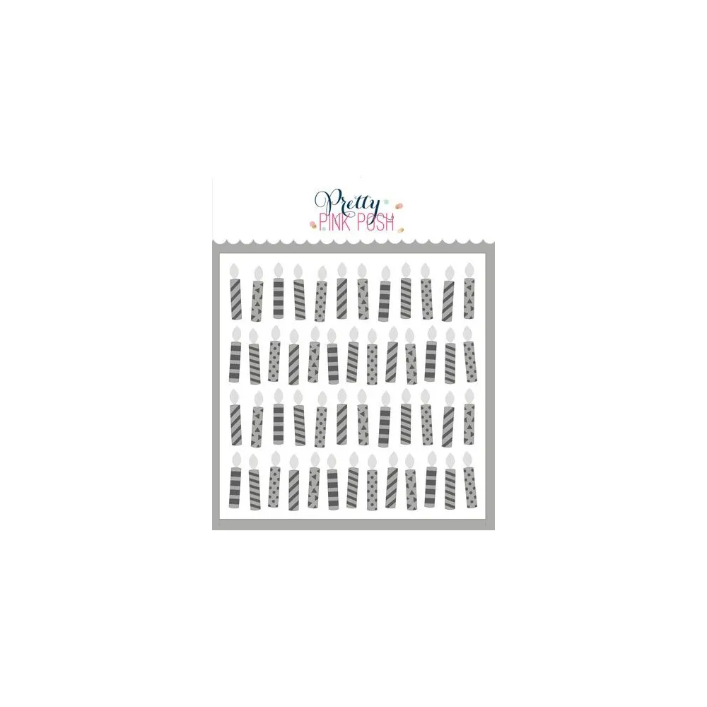 

2022 New Birthday Layered Candles Layering Stencils Craft Wax Paper Cards Scrapbooking Diary Coloring Kids Fun Diy Drawing Molds
