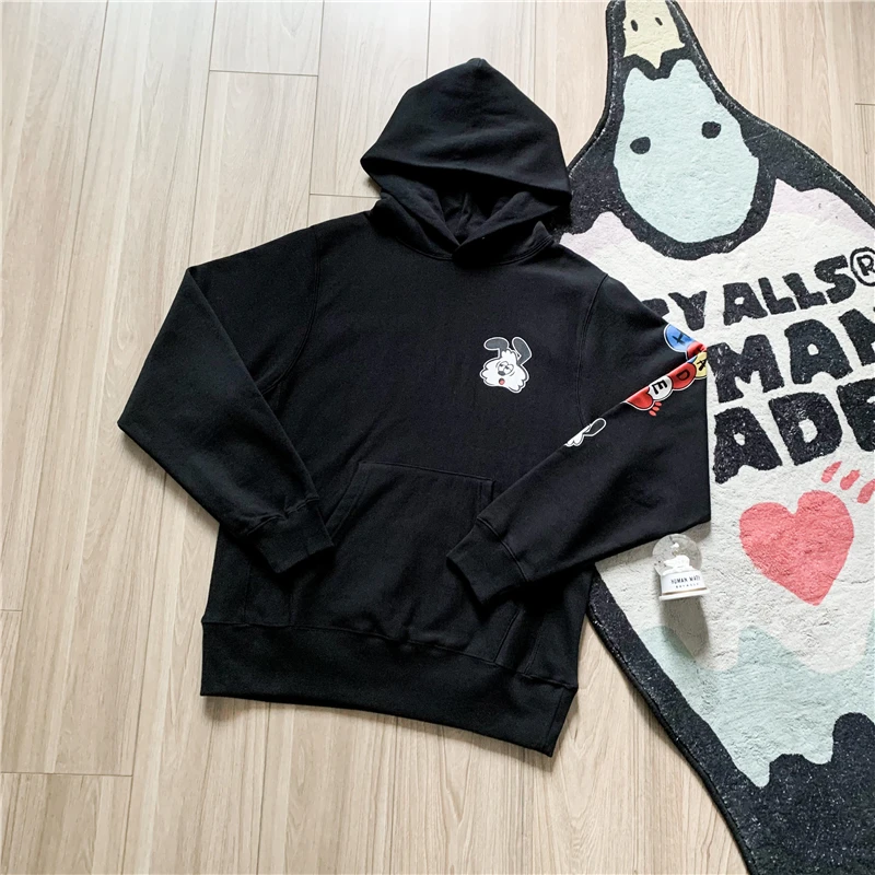 

2023ss 2023fw Human Made Hoodie Men Women 1:1 Best Quality Human Made Cartoon Character Pullover