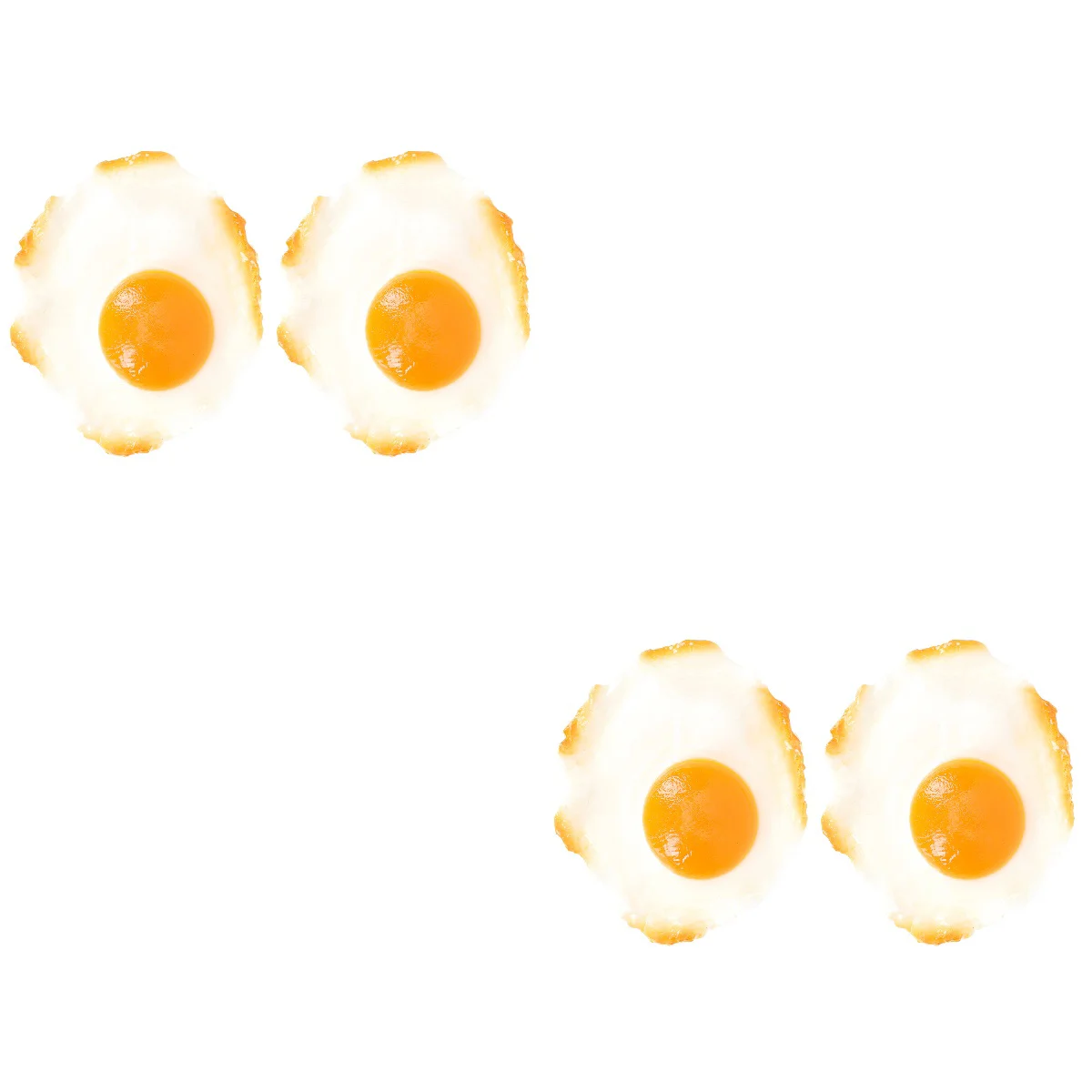 

Egg Fake Poachedartificial Toys Figurine Props Round Prank Novelty Kitchen Friedkids Prop Photo Models Gift Omeletparty