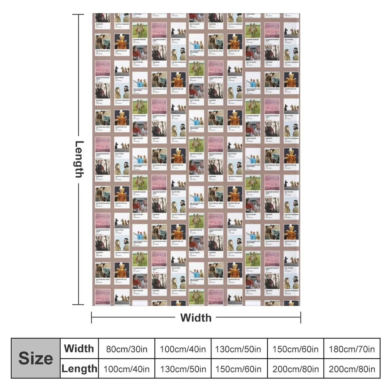 Плед Pantone Wes Anderson мягкие одеяла на Хэллоуин дорожные